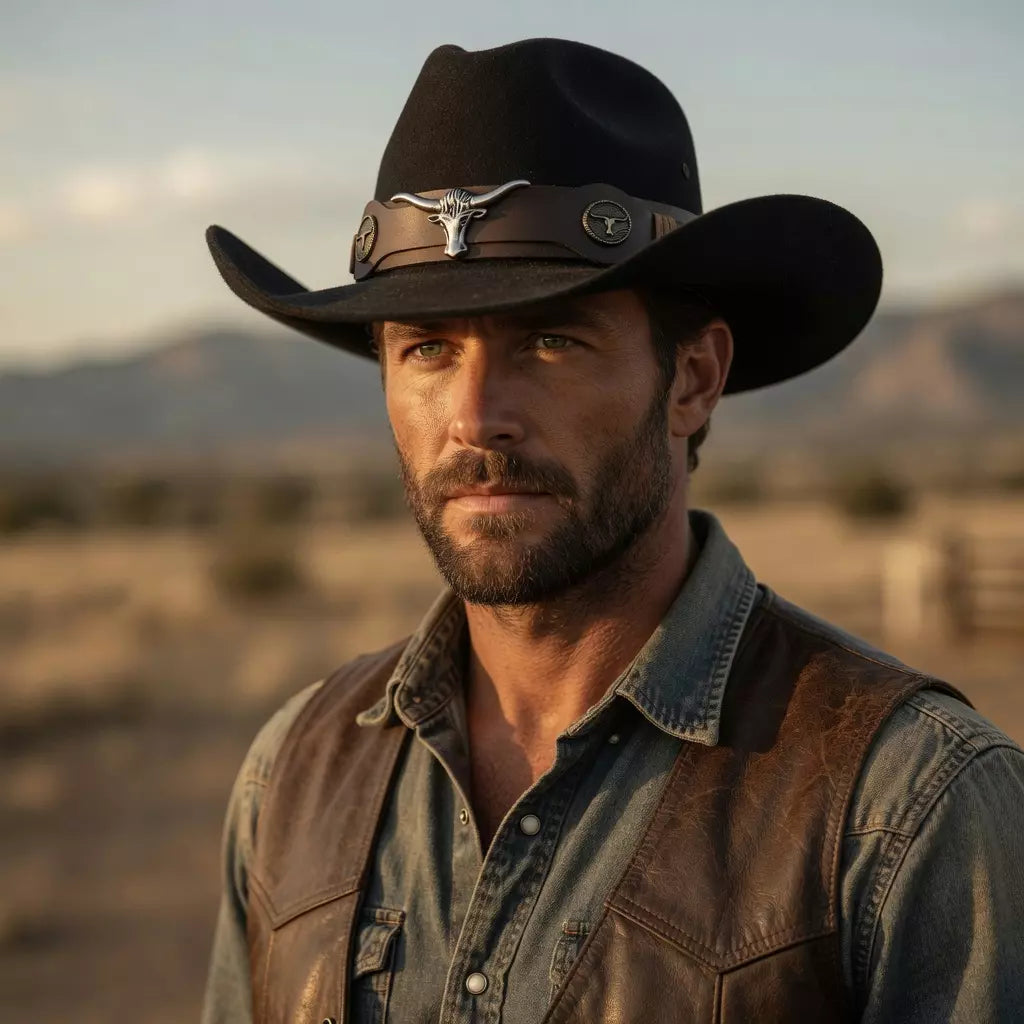Silver Bull Wool Cowboy Hat
