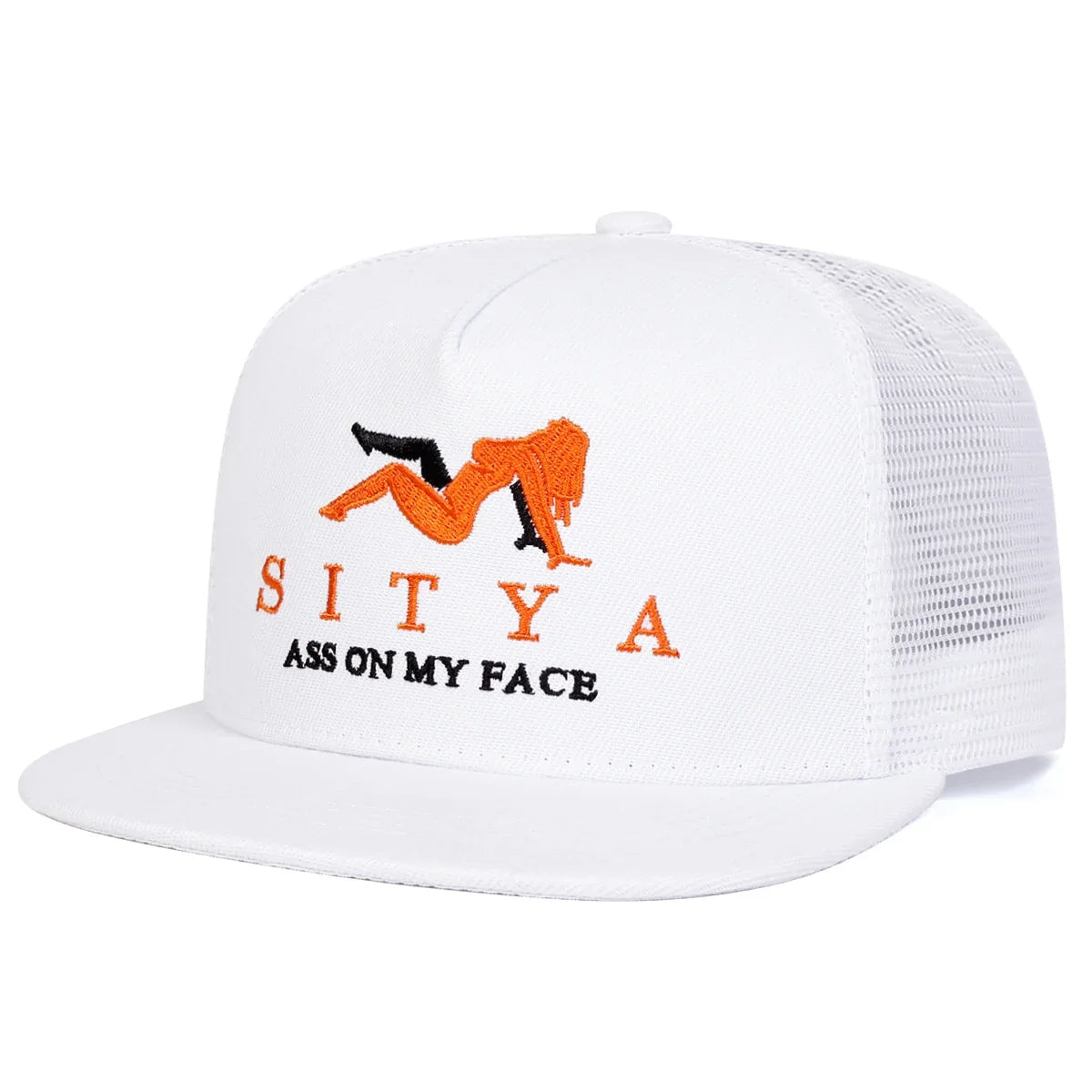 Sit On My Face Trucker Snapback Cap