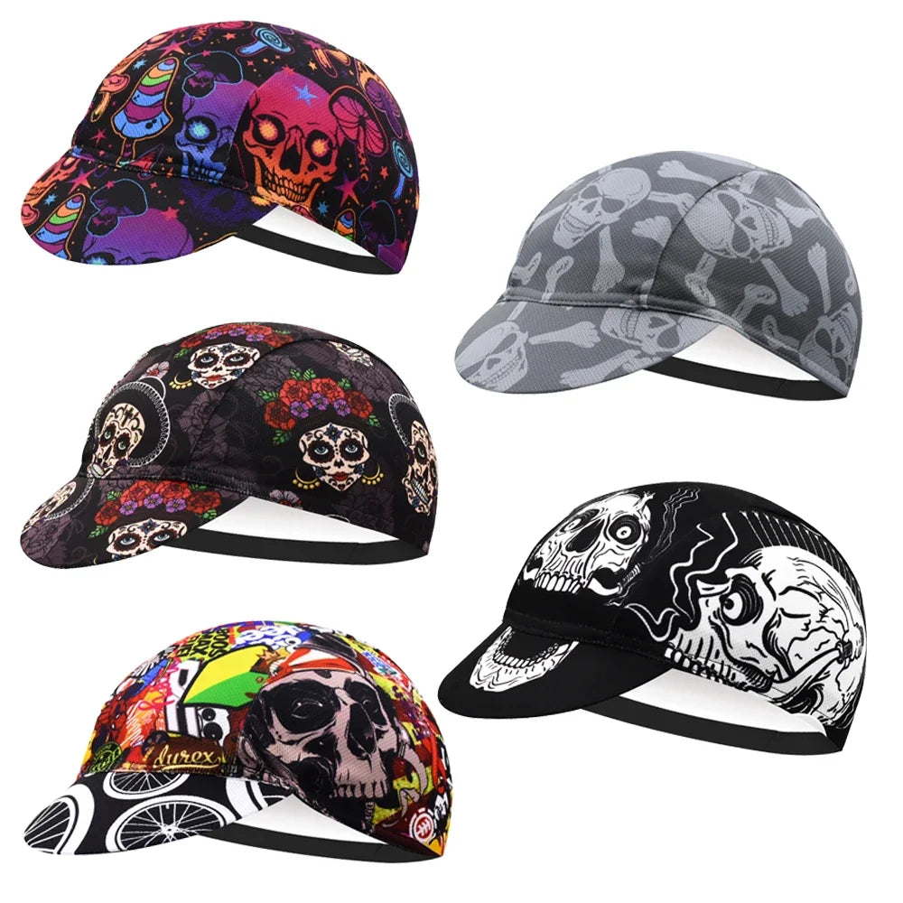 Skulls Graffiti Cycling Cap
