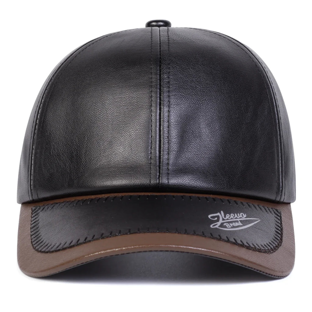 Sleevo Leather Baseball Cap