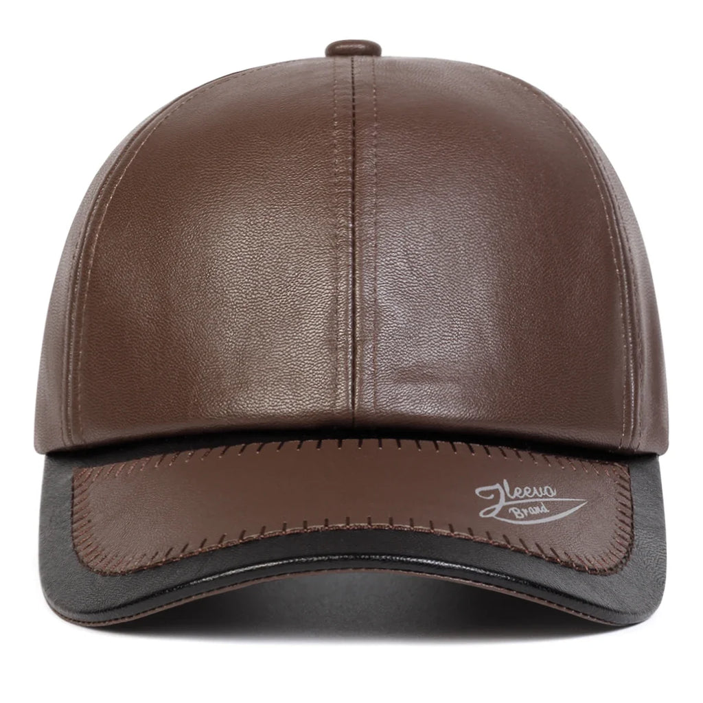 Sleevo Leather Baseball Cap