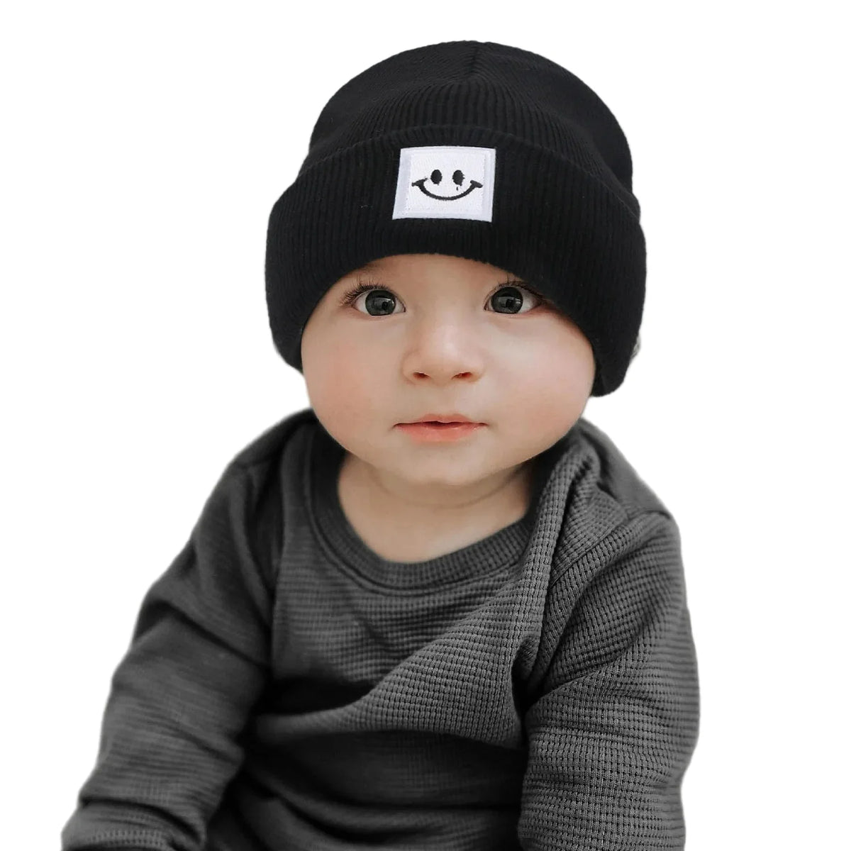 Smiling Baby Kids Winter Knitted Beanie