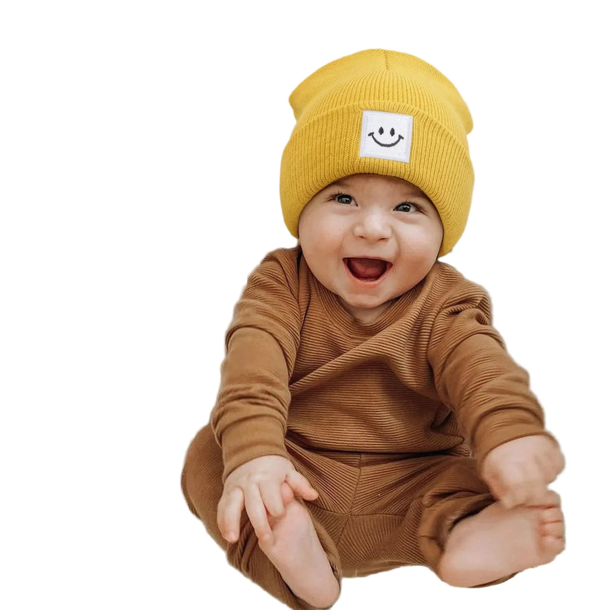 Smiling Baby Kids Winter Knitted Beanie