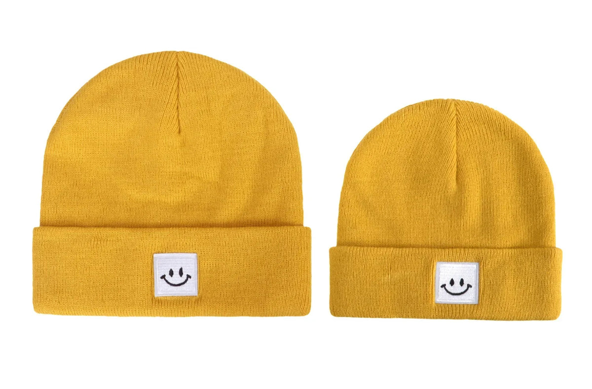 Smiling Baby Kids Winter Knitted Beanie
