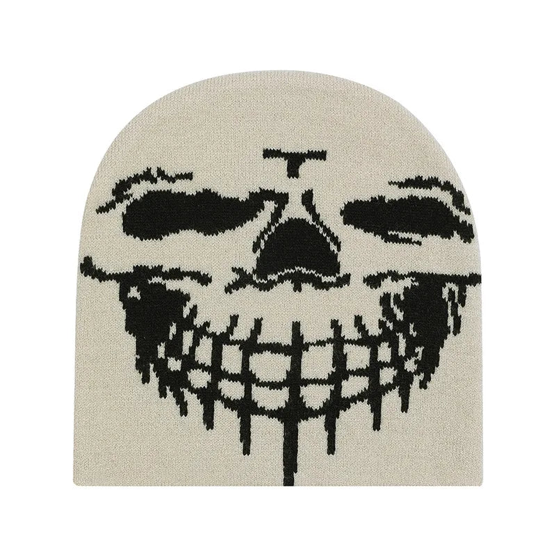Smiling Death Knitted Beanie
