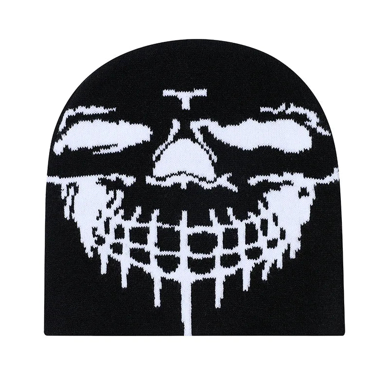 Smiling Death Knitted Beanie