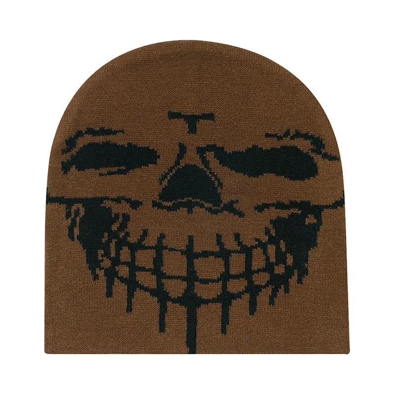 Smiling Death Knitted Beanie