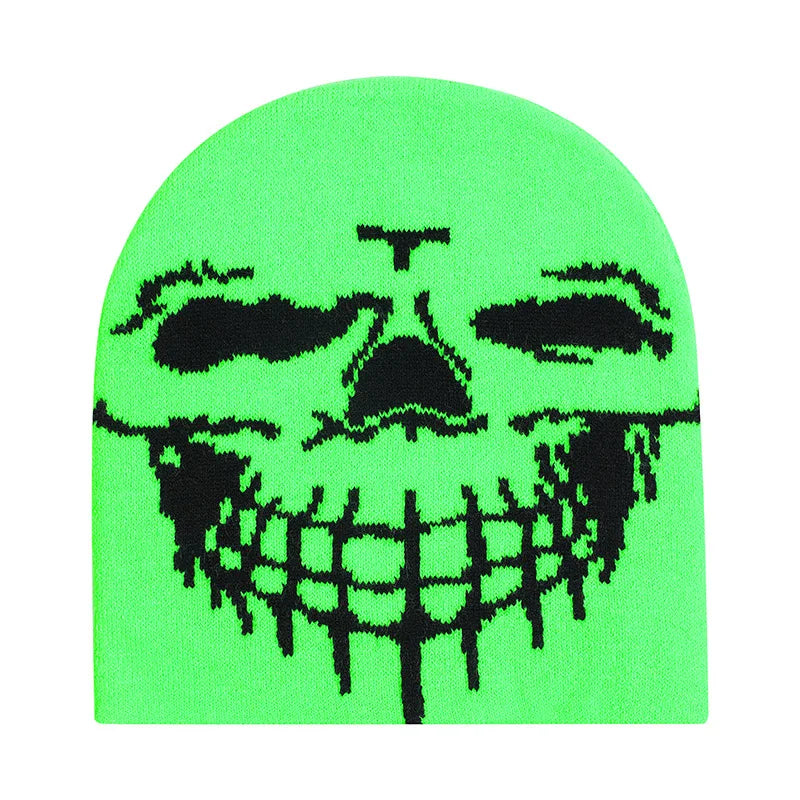 Smiling Death Knitted Beanie