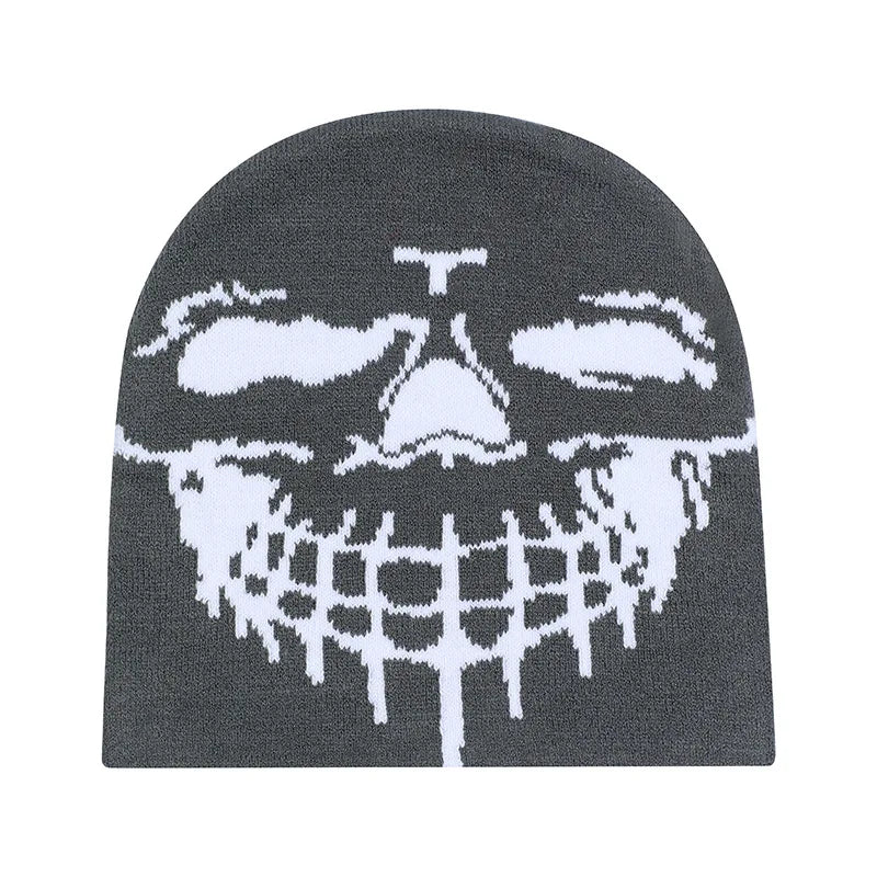 Smiling Death Knitted Beanie