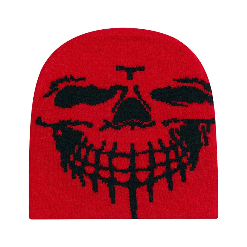 Smiling Death Knitted Beanie