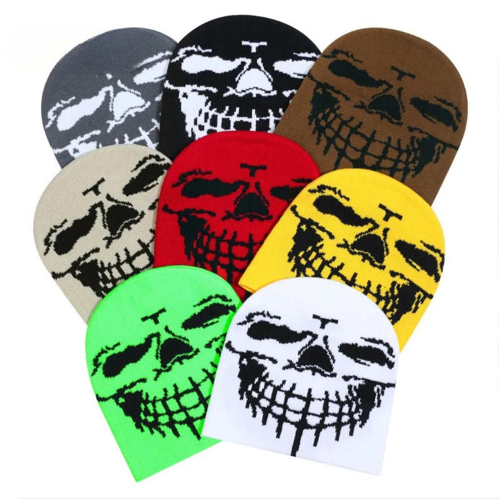 Smiling Death Knitted Beanie