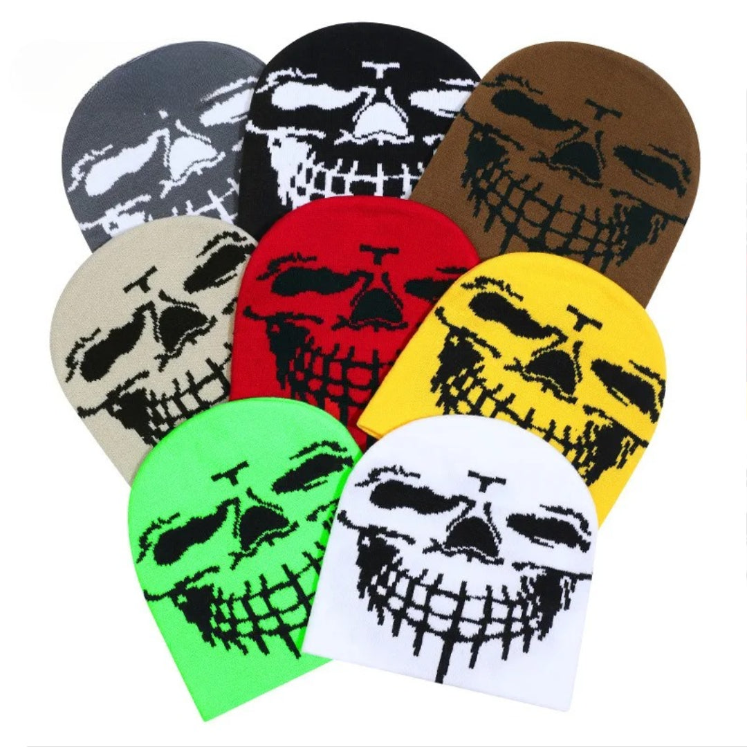 Smiling Death Knitted Beanie
