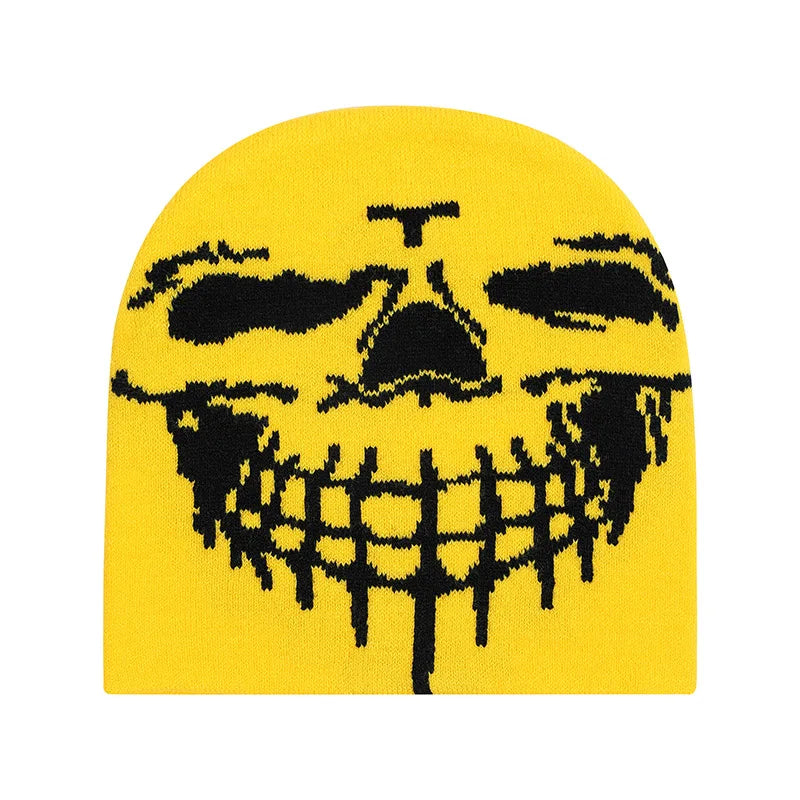 Smiling Death Knitted Beanie