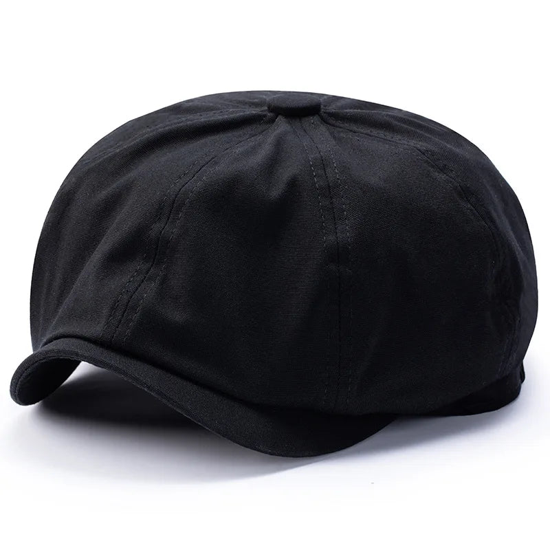 Smith Cotton Oversize Newsboy Cap