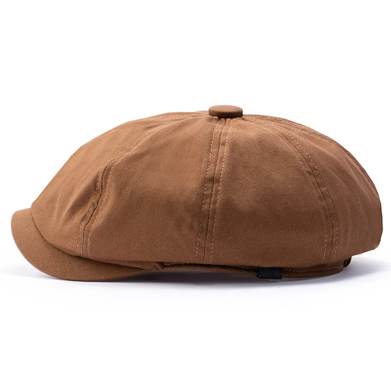 Smith Cotton Oversize Newsboy Cap