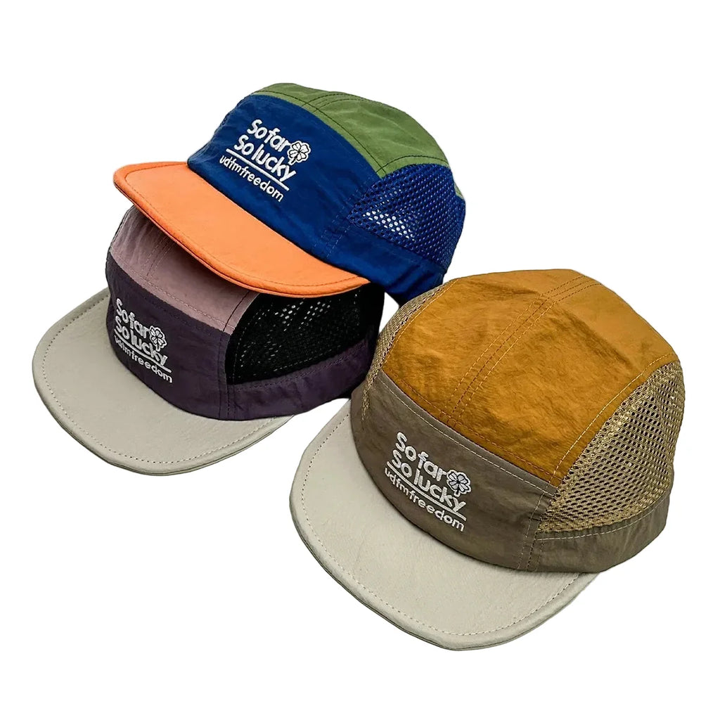 So Far So Lucky Flat Visor 5-Panels Cap ﻿