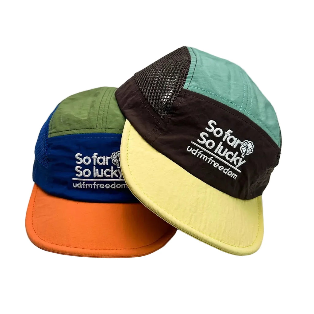 So Far So Lucky Flat Visor 5-Panels Cap ﻿