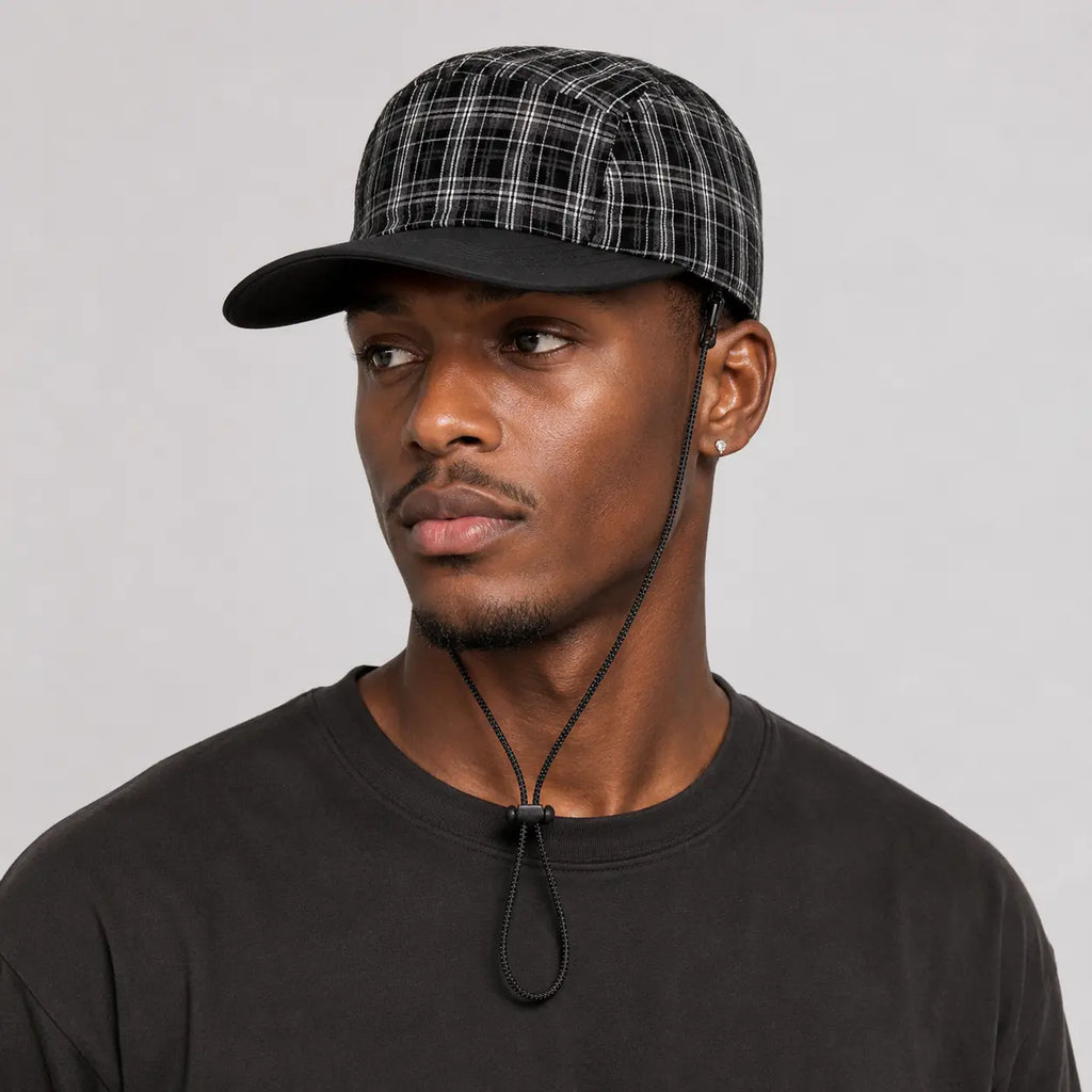Solverson Retro Plaid 5-Panels Cap