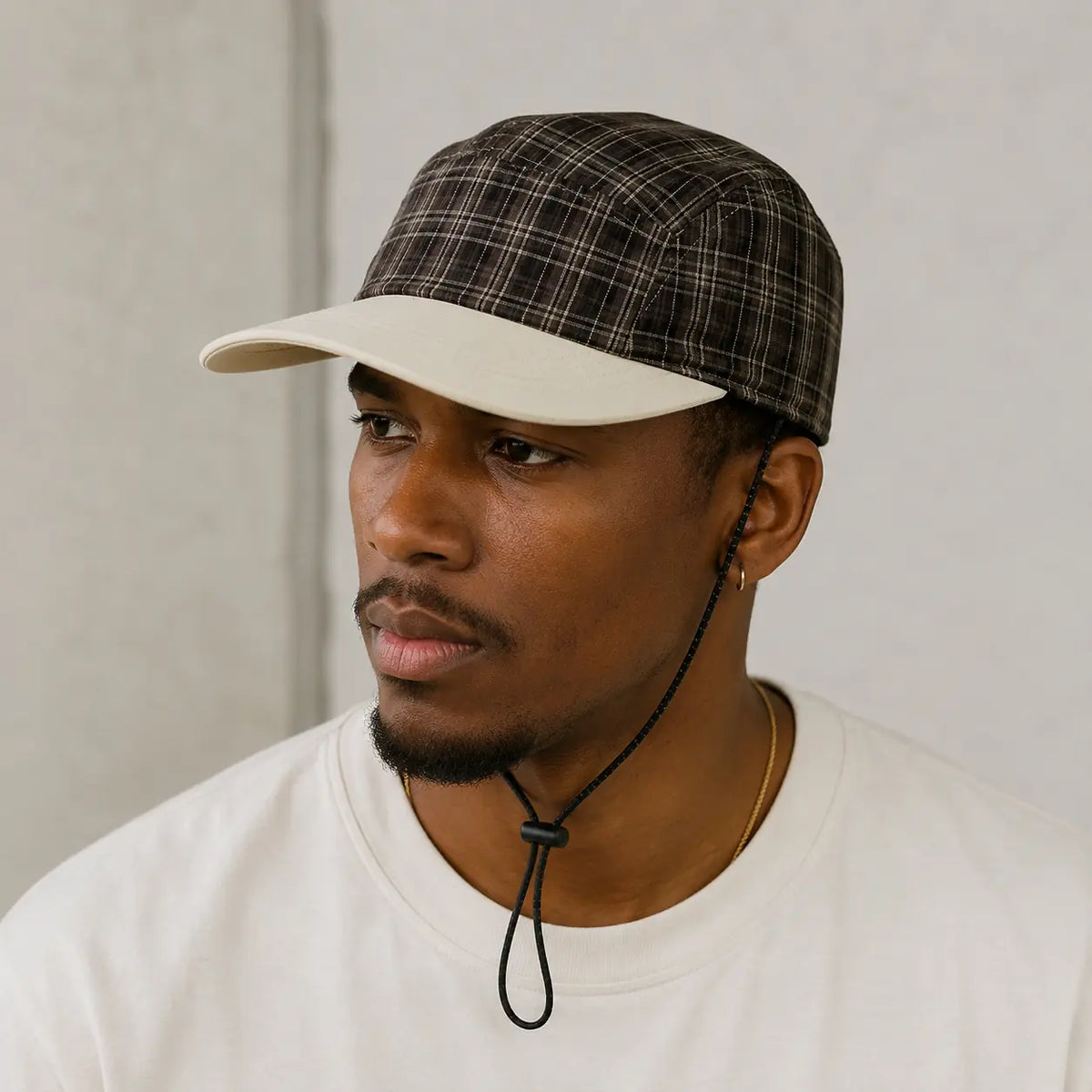 Solverson Retro Plaid 5-Panels Cap