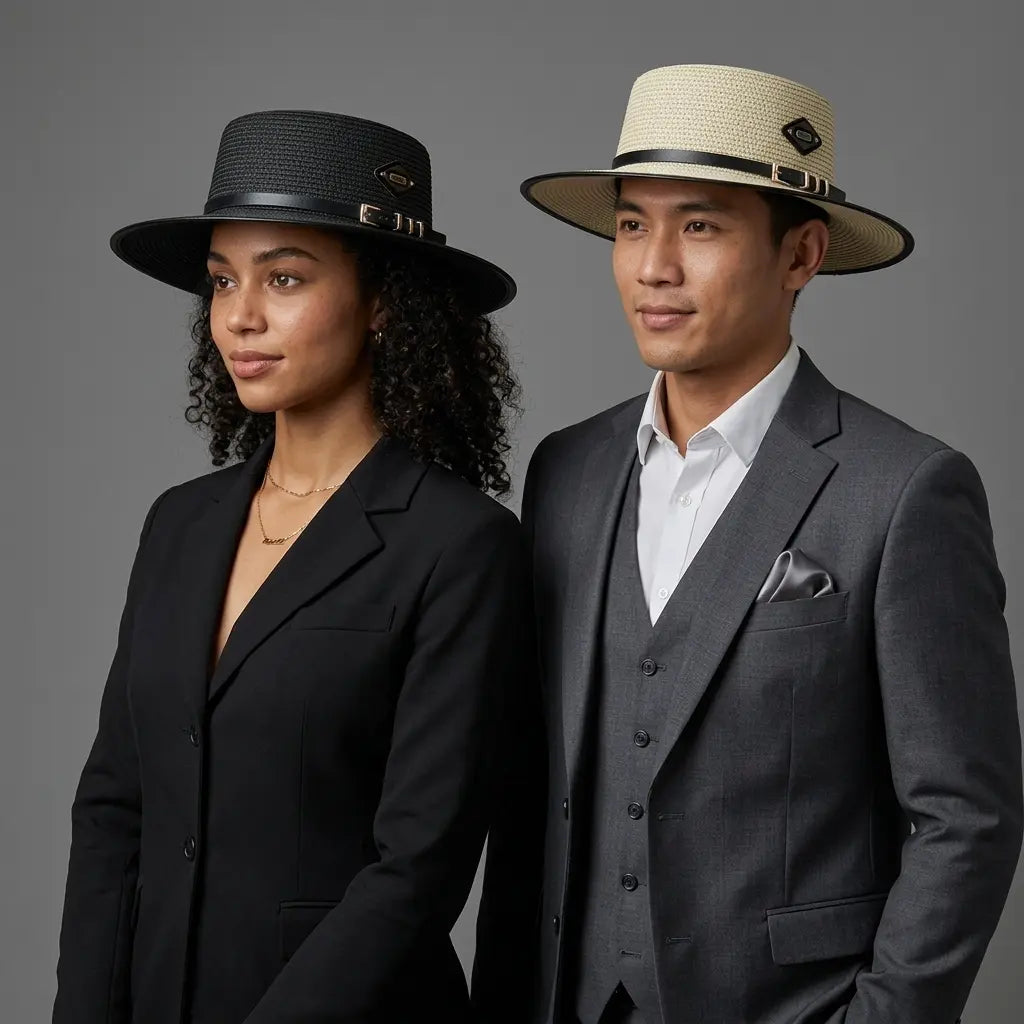 Sorocaba Summer Straw Boater Hat