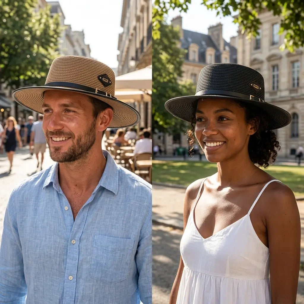 Sorocaba Summer Straw Boater Hat