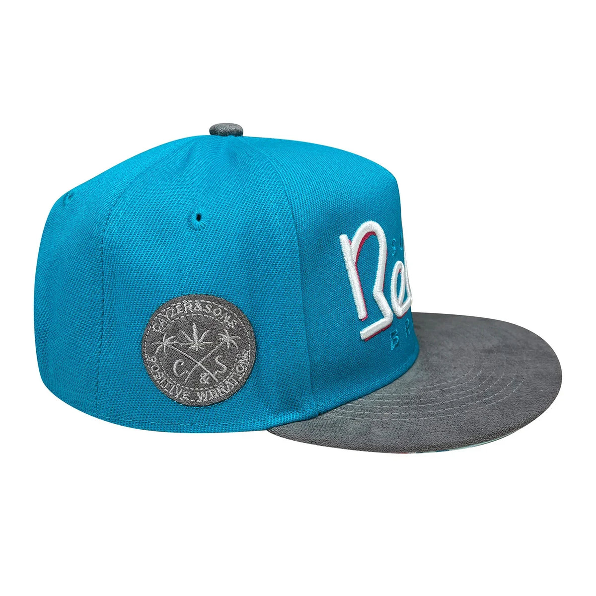 South Beach Turquoise Blue Snapback Cap