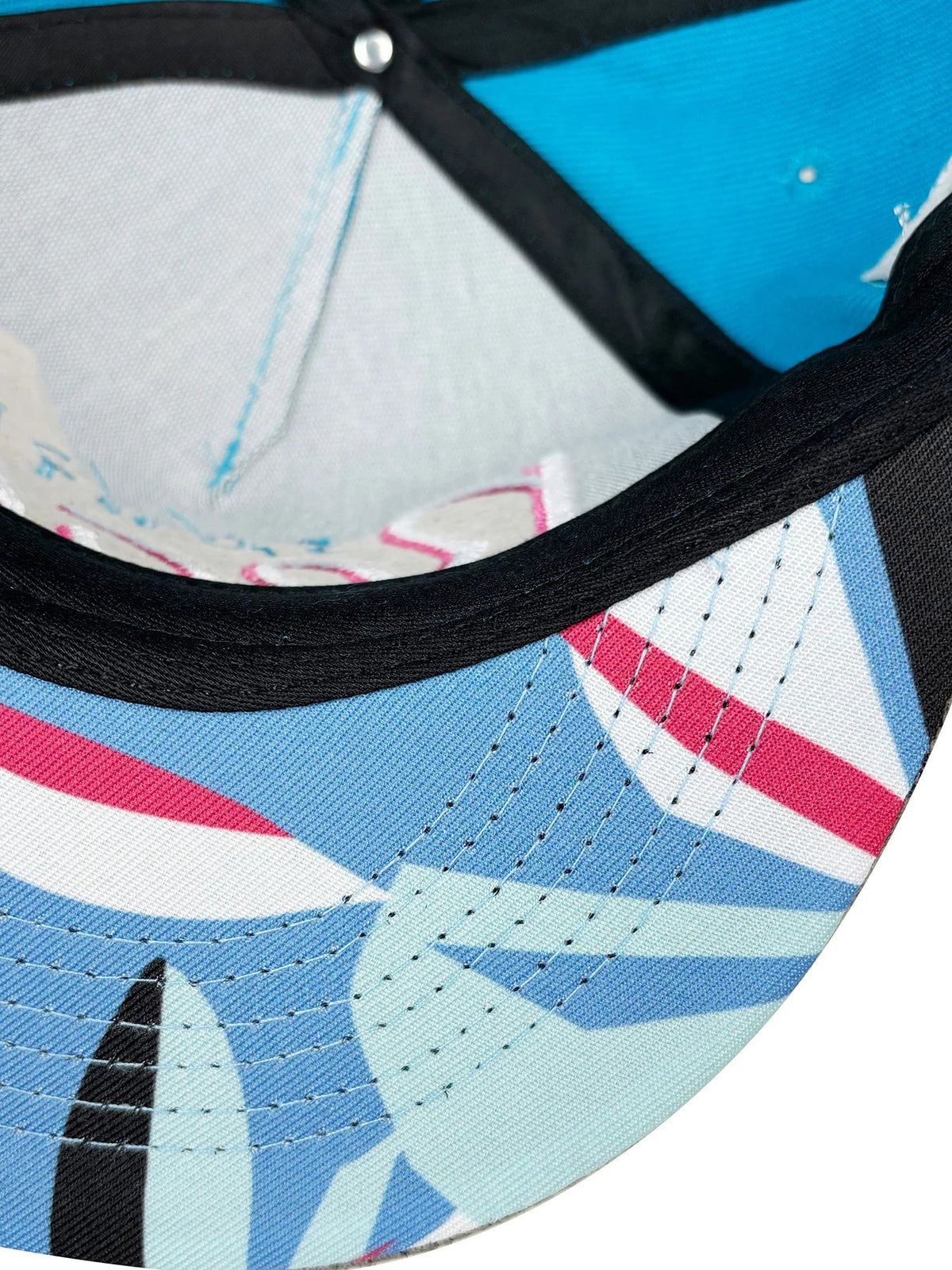 South Beach Turquoise Blue Snapback Cap