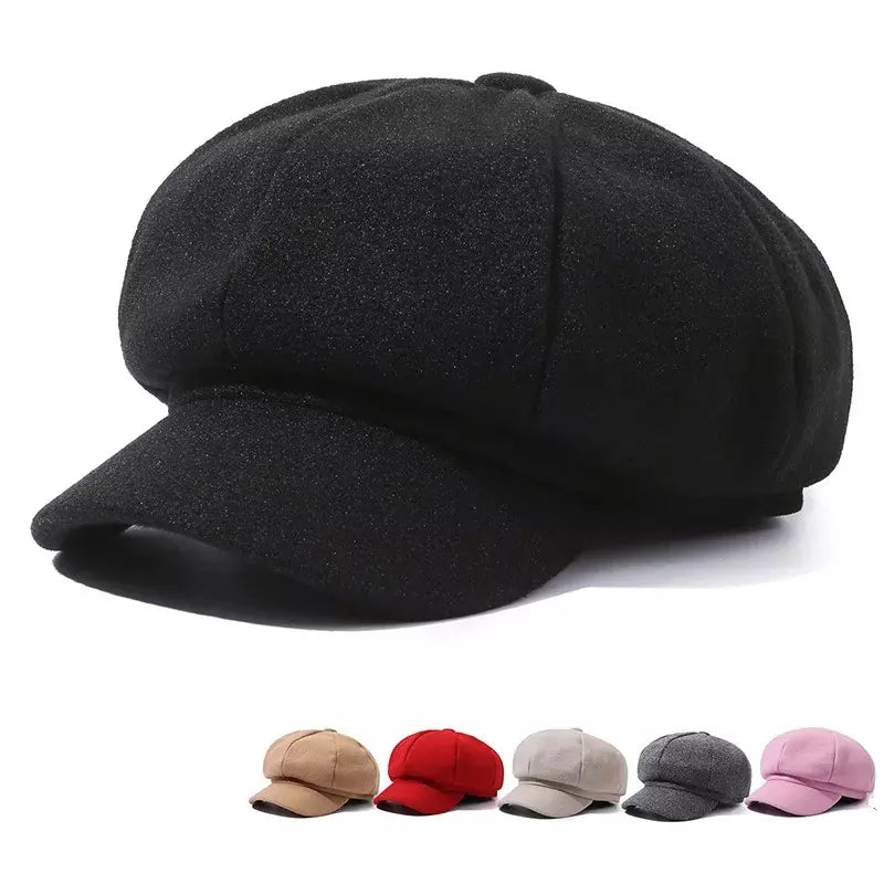 Southampton Women Wool Newsboy Cap