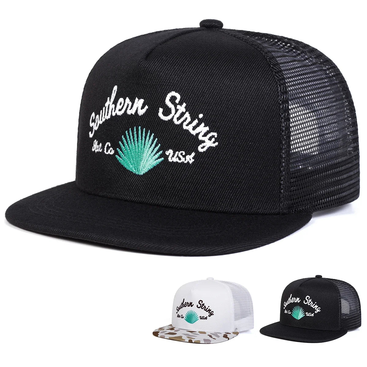 Southern String Trucker Snapback Cap