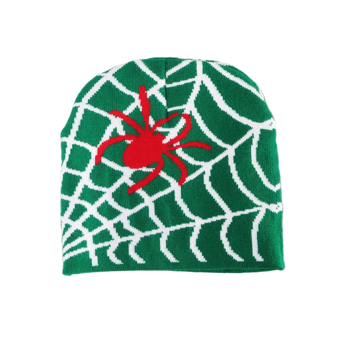 Spider Web Halloween Beanie