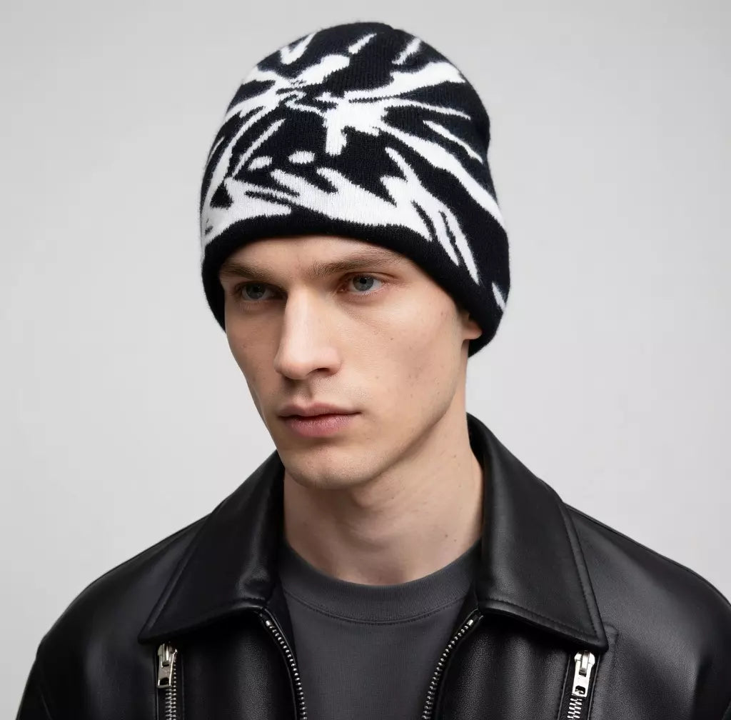 Splatter Painting Winter Beanie