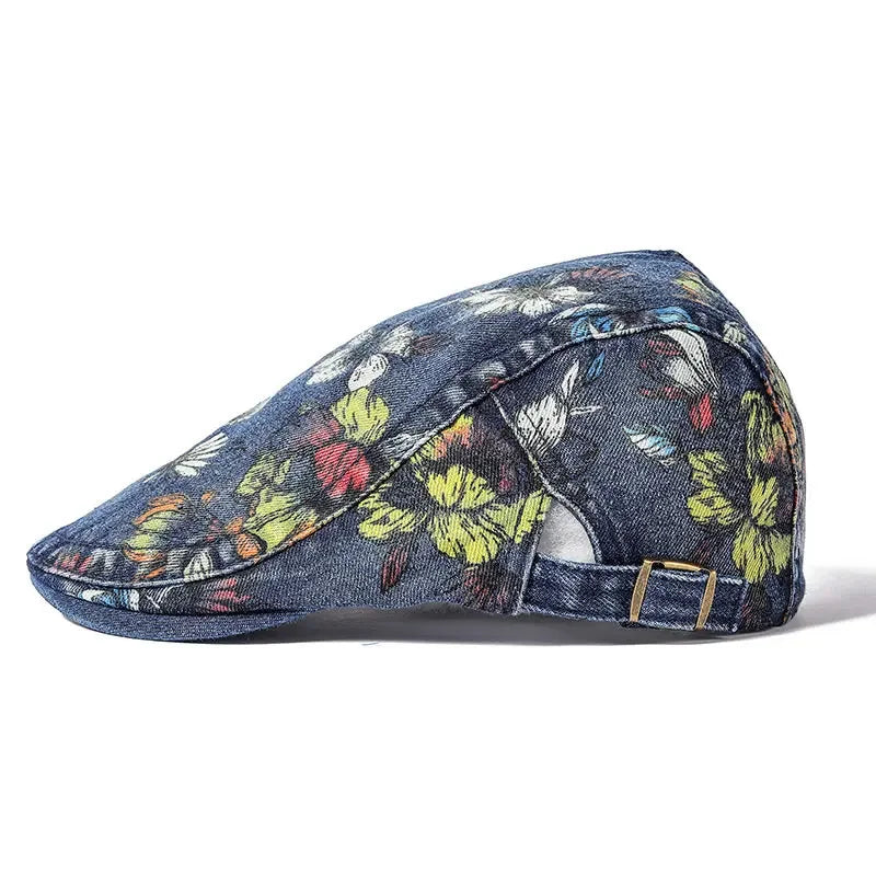 Spring Whisper Cotton Flat Cap