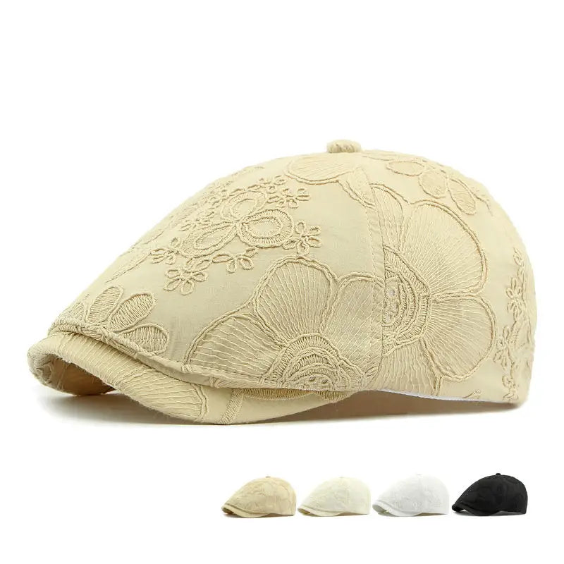 Springfield Floral Flat Gatsby Cap