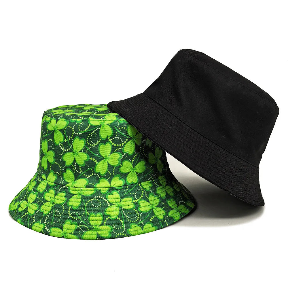 St Patrick's Day Reversible Bucket Hat