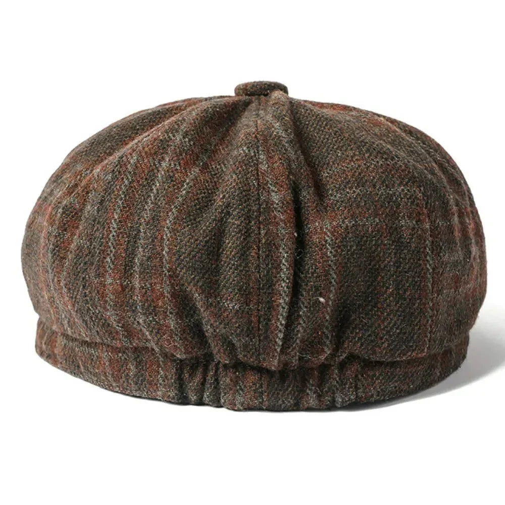 Stafford Tartan Cotton Newsboy Cap