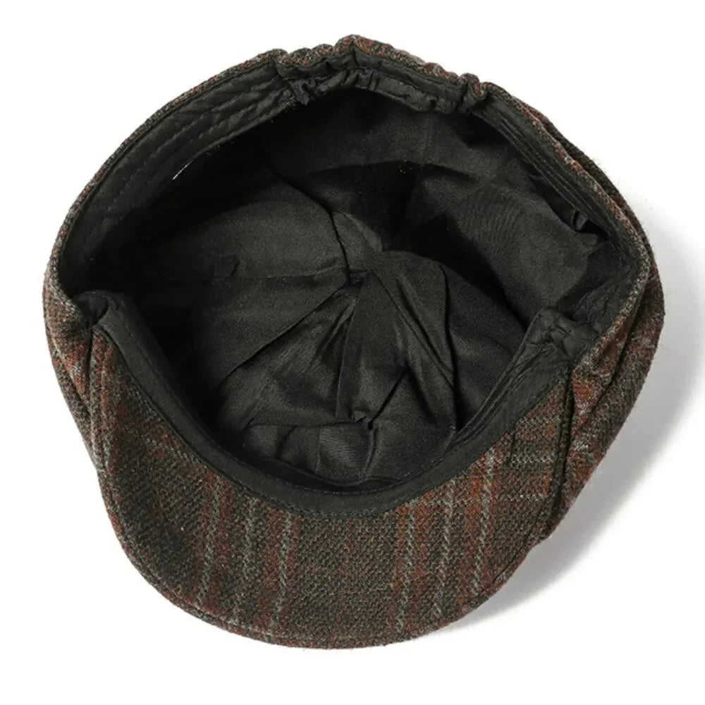 Stafford Tartan Cotton Newsboy Cap