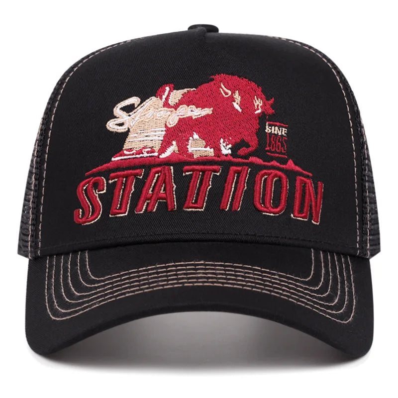 Station Buffalo Power Trucker Cap