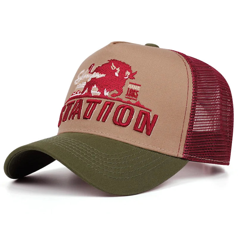 Station Buffalo Power Trucker Cap