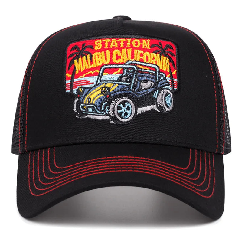 Station Malibu California Trucker Baseball Cap
