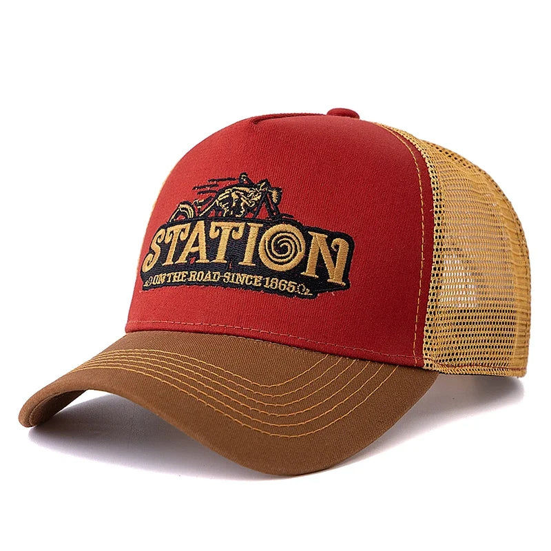 Station On The Road 1865 Trucker Cap