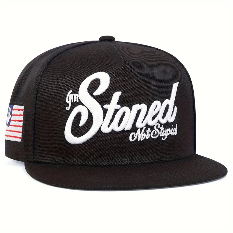 Stoned Not Stupid Snapback Cap