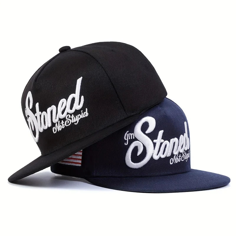 Stoned Not Stupid Snapback Cap