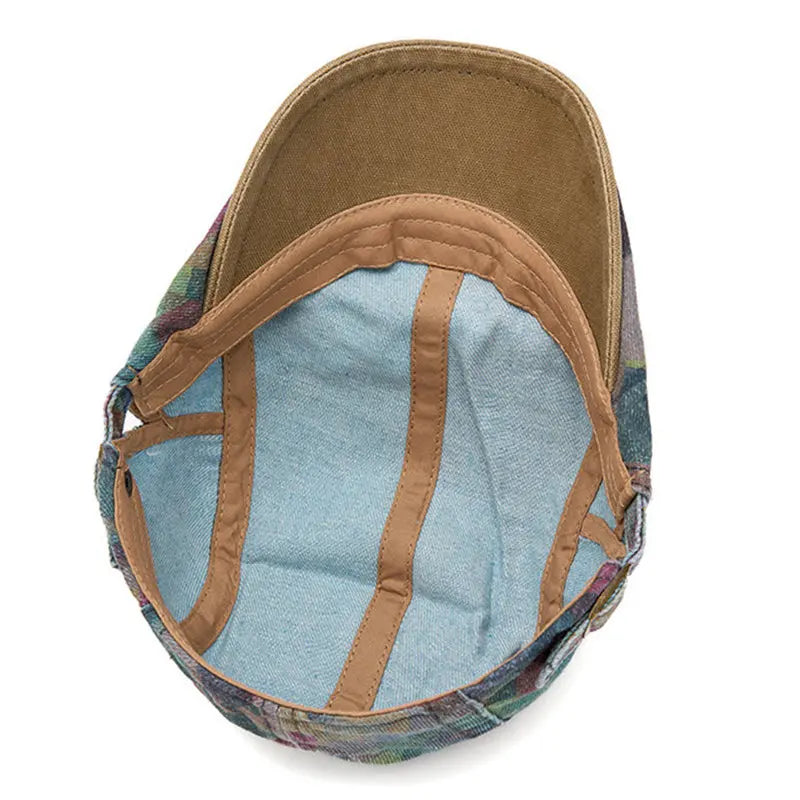 Sullivan Graffiti Geometric Cotton Flat Cap