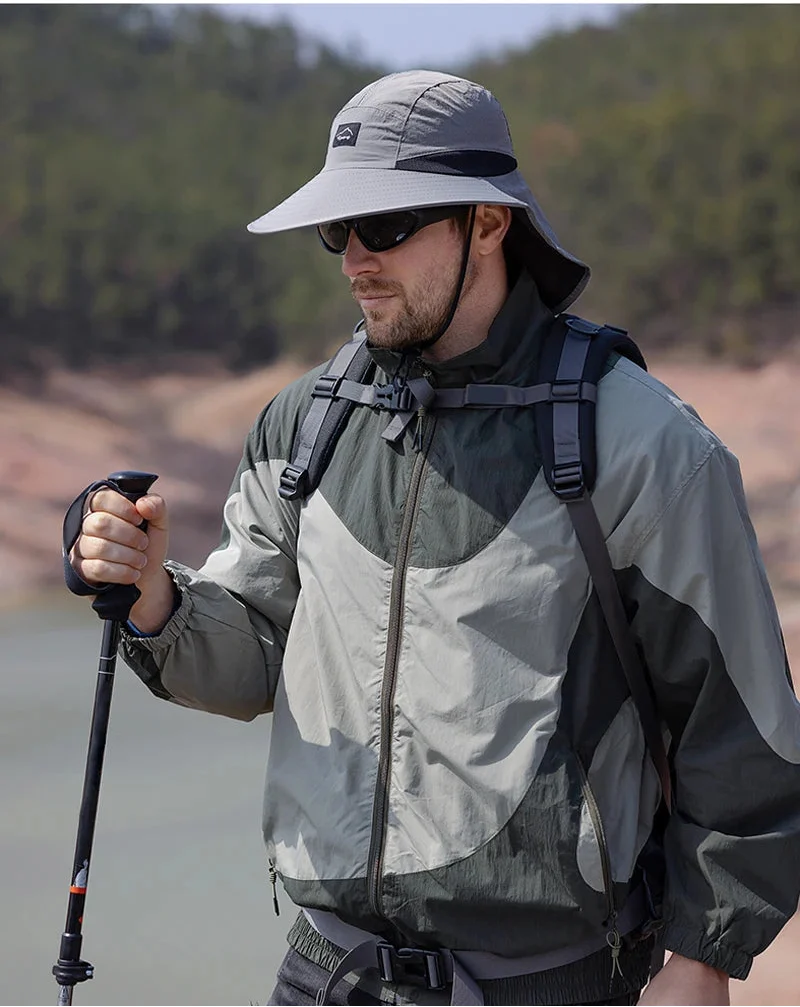 Sun Shade Wide Brimmed Explorer Bucket Hat
