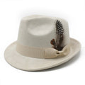 Sunderland Feather Suede Trilby Hat