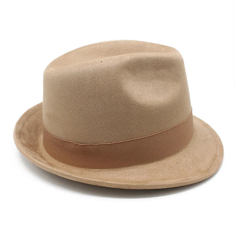 Sunderland Feather Suede Trilby Hat