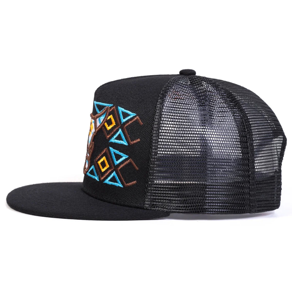 Rancher OX Head Sunset Bull Trucker Snapback Cap