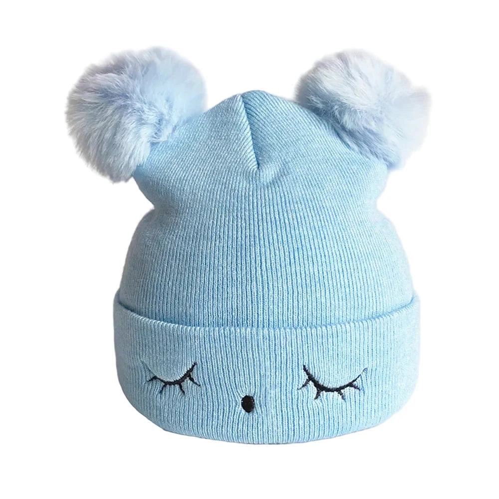Sweat Heart Kids Winter Pom-Pom Beanie
