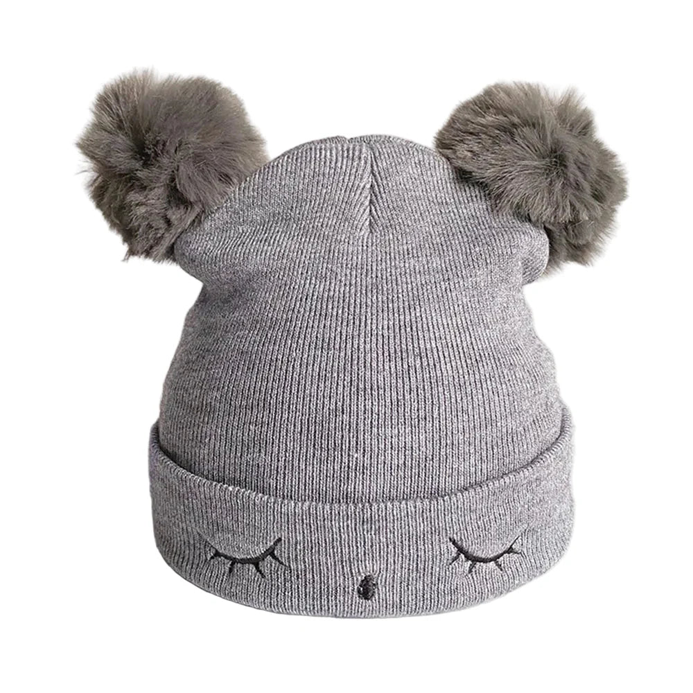 Sweat Heart Kids Winter Pom-Pom Beanie