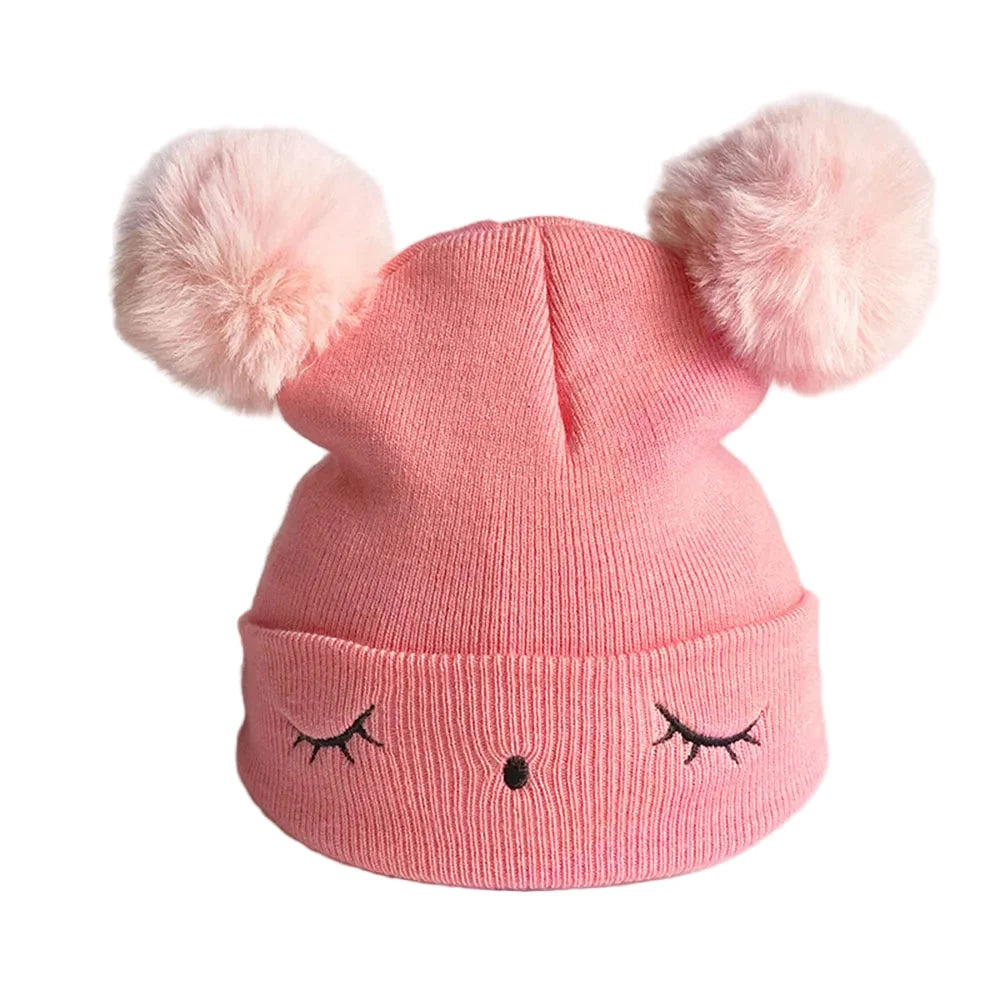 Sweat Heart Kids Winter Pom-Pom Beanie
